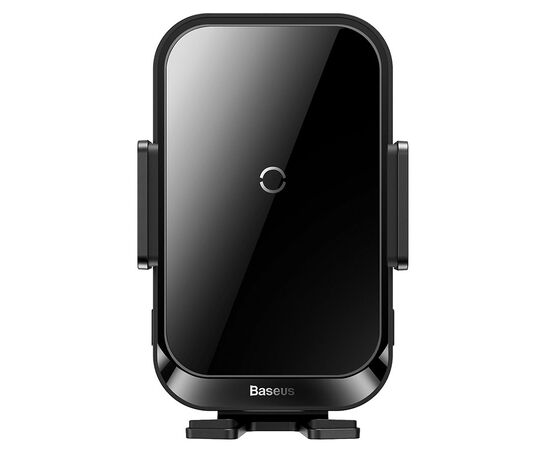  Автомобильный держатель BASEUS Halo Electric, зажимной с беспроводной зарядкой, 15W, на воздуховод, черный 
