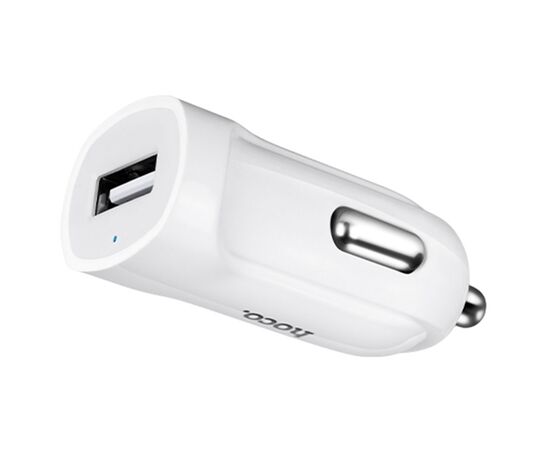  Автомобильное зарядное устройство HOCO Z2, 1xUSB с Кабелем USB - Micro, 1.5A, белый 