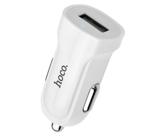  Автомобильное зарядное устройство HOCO Z2, 1xUSB с Кабелем USB - Micro, 1.5A, белый 