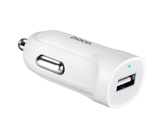  Автомобильное зарядное устройство HOCO Z2, 1xUSB с Кабелем USB - Micro, 1.5A, белый 