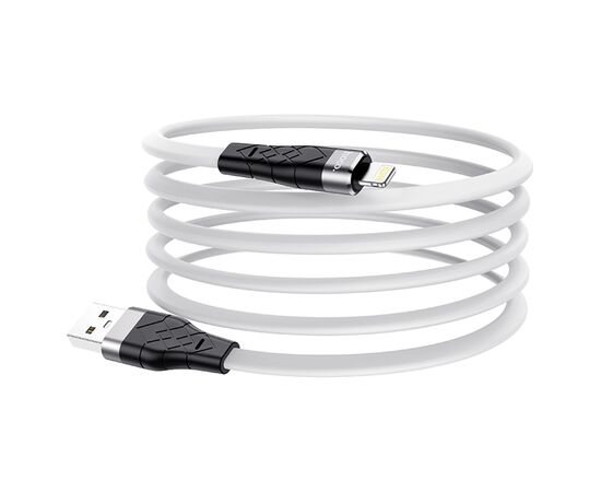  Кабель USB HOCO X53 Angel USB - Lightning, 2.4А, 1 м, белый 