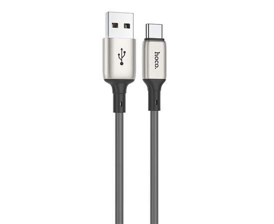 Кабель USB HOCO X66 Howdy USB - Type-C, 3A, 1 м, серый 