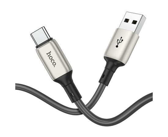  Кабель USB HOCO X66 Howdy USB - Type-C, 3A, 1 м, серый 