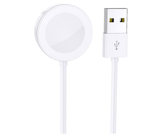  Зарядное устройство BOROFONE BQ13 для Apple Watch с Кабелем USB, 1A, 5W/7.5W/10W, белый 