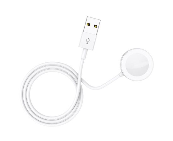  Зарядное устройство BOROFONE BQ13 для Apple Watch с Кабелем USB, 1A, 5W/7.5W/10W, белый 