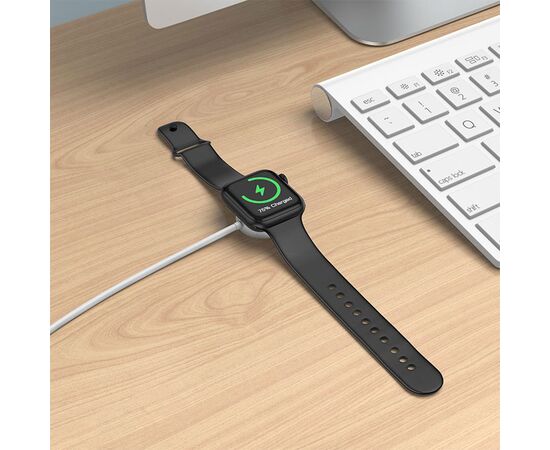  Зарядное устройство BOROFONE BQ13 для Apple Watch с Кабелем USB, 1A, 5W/7.5W/10W, белый 