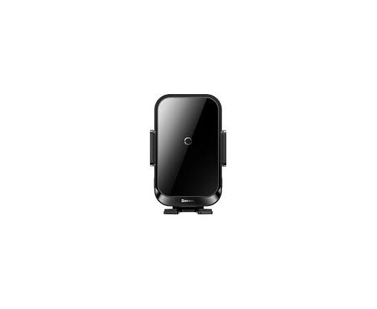  Автомобильный держатель Baseus Halo Electric Wireless Charging Car Mount 15W Black 