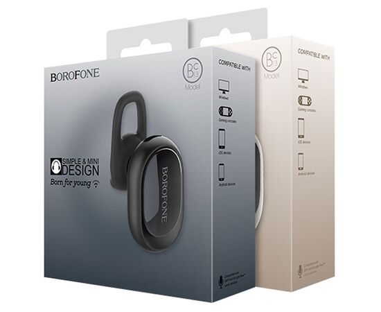  Беспроводная Bluetooth-Гарнитура BOROFONE BC13 FreeTalk, Bluetooth, черный 