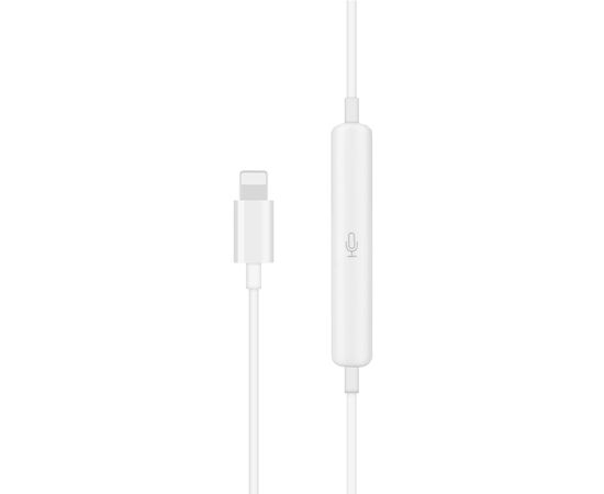  Проводные наушники HOCO L7 Plus Original, Lightning, 1.2 м, белый 