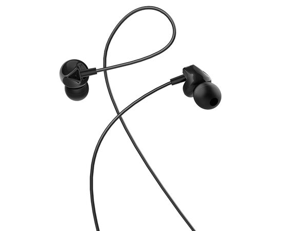  Проводные наушники HOCO M60 Perfect, Jack 3.5mm, 1.2 м, черный 