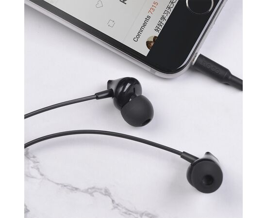  Проводные наушники HOCO M60 Perfect, Jack 3.5mm, 1.2 м, черный 