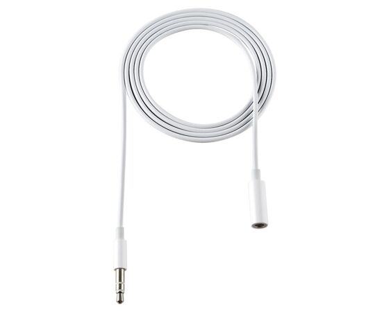 Переходник  MH023, Male 3.5 AUX - Jack 3.5, 1 м, белый 