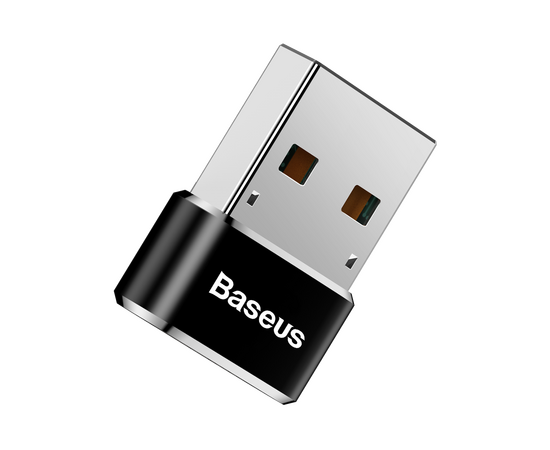  Кабель Baseus Mini Type-C female to USB male adapter converter Black 
