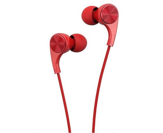  Проводные наушники REMAX RM-569, Jack 3.5mm, 1.2 м, красный 