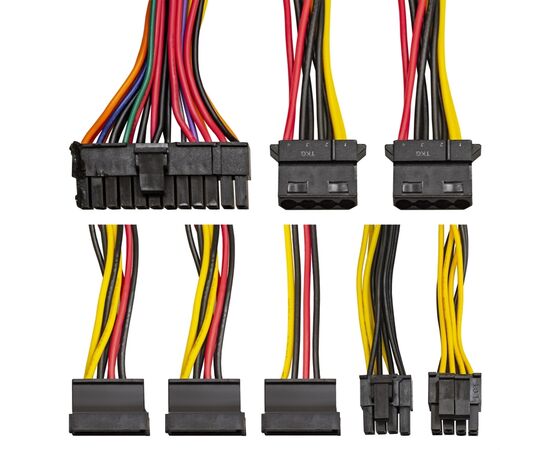  Блок питания ExeGate CP650 EX292145RUS 650W (ATX, 8cm fan, 24pin, 4+4pin, 3xSATA, 2xIDE, FDD) 