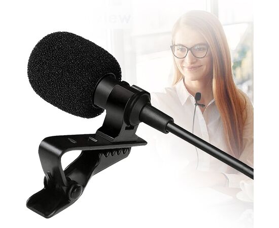  Микрофон JMARY MC-R2, петличный, Type-C, 2м, черный 