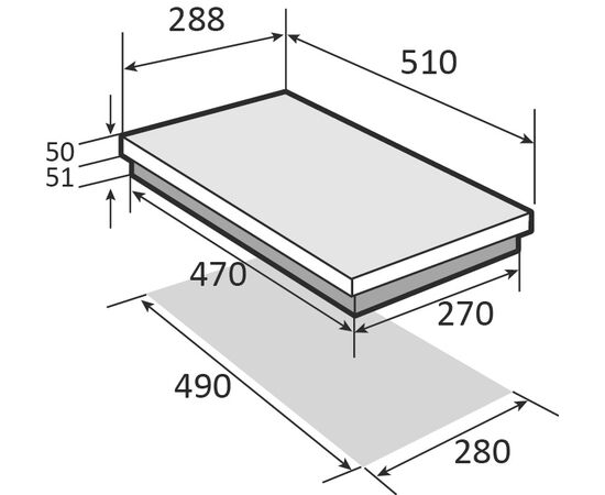 Газовая панель Brandt BPG6210B 