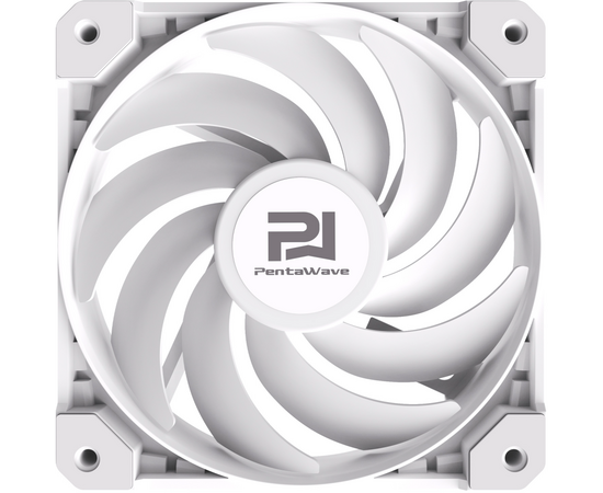  Вентилятор PentaWave PF-S12W PWM / 120mm 4 pin Magnetic Hydraulic 500-2000rpm 68CFM 29.2dBA/ White 