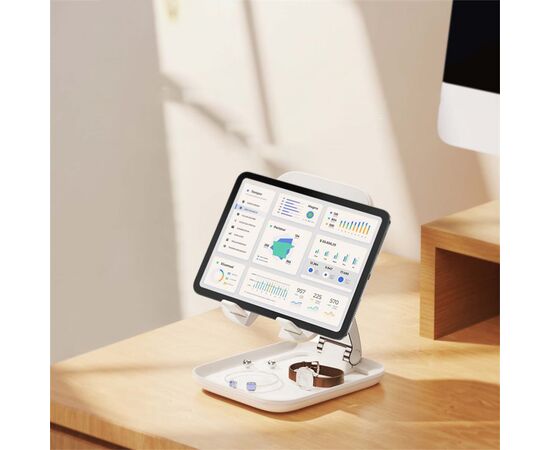  Настольная подставка BASEUS Seashell Series Plus, белый 