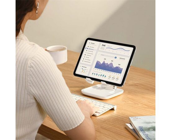  Настольная подставка BASEUS Seashell Series Plus, белый 