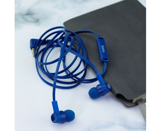  Наушники HOCO M86 Oceanic universal earphones with mic (синий) 