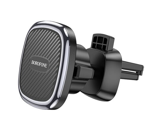  Автомобильный держатель BOROFONE BH67 Air outlet, магнитный, на воздуховод, черный+серый металлик 