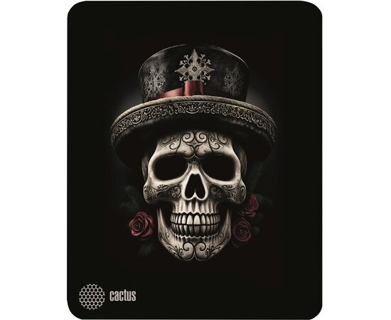  Коврик для мыши Cactus CS-MP-D05S Scull 250x250x3мм 
