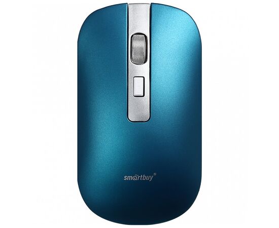  Мышь оптическая беспроводная Smart Buy SBM-402CAG-B с зарядкой (metal blue) (231347) 
