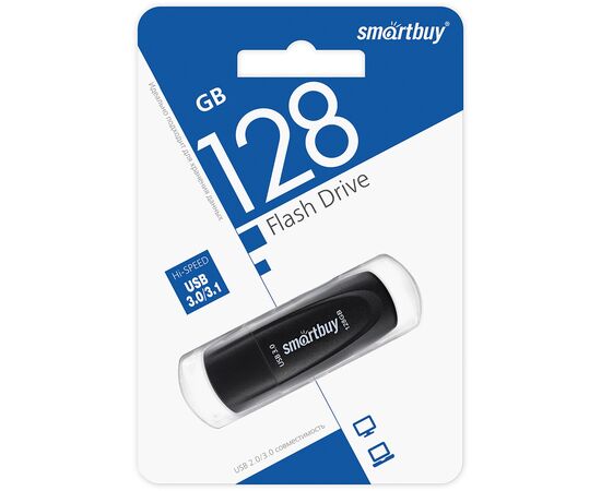  Флэш накопитель USB 128 Гб Smart Buy Scout 3.1 (black) (226168) 
