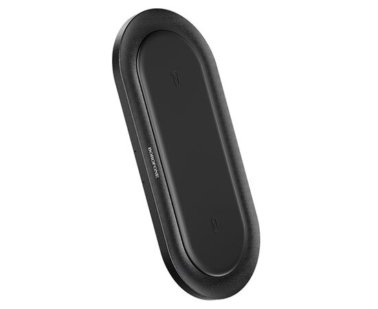  Беспроводное зарядное устройство BOROFONE BQ7 Prominent для iPhone+Airpods, 2A, 5W/7.5W/10W, черный 