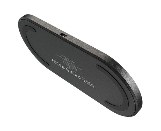  Беспроводное зарядное устройство BOROFONE BQ7 Prominent для iPhone+Airpods, 2A, 5W/7.5W/10W, черный 