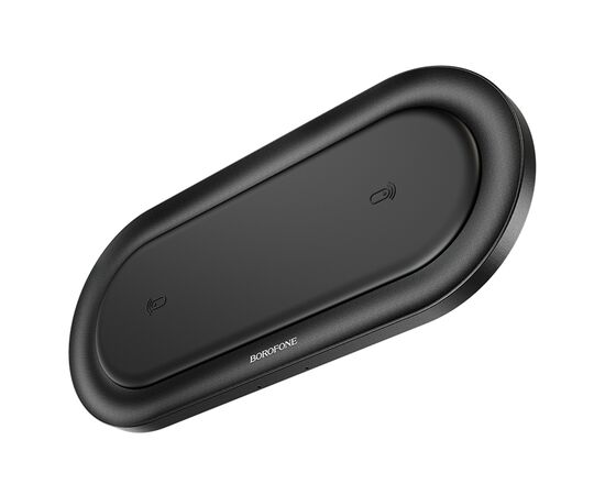  Беспроводное зарядное устройство BOROFONE BQ7 Prominent для iPhone+Airpods, 2A, 5W/7.5W/10W, черный 