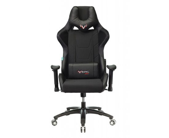  Кресло игровое Бюрократ Viking 4 Aero Black Edition черный искусст.кожа/ткань 