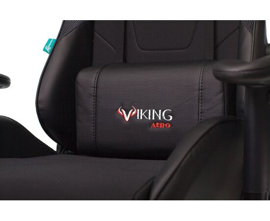  Кресло игровое Бюрократ Viking 4 Aero Black Edition черный искусст.кожа/ткань 