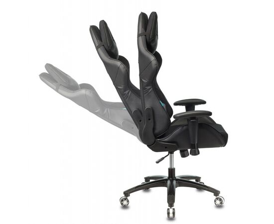  Кресло игровое Бюрократ Viking 4 Aero Black Edition черный искусст.кожа/ткань 