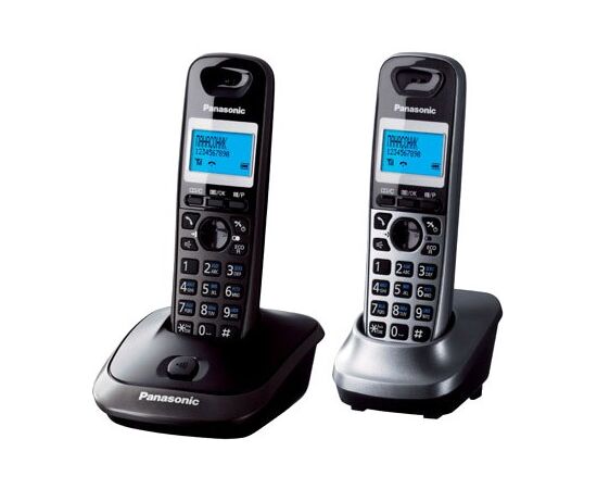  Беспроводной телефон Panasonic KX-TG2512RU2 титан 
