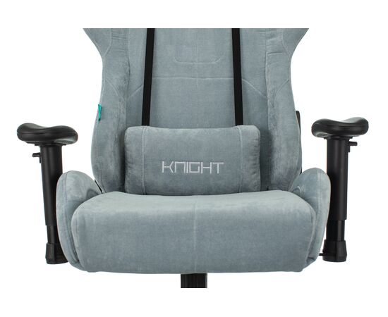  Кресло Zombie Viking Knight LT28 Fabric серо-голубой 