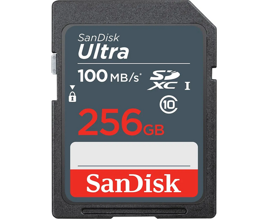  SDXC  256GB  SanDisk Class 10 Ultra UHS-I (100 Mb/s) 