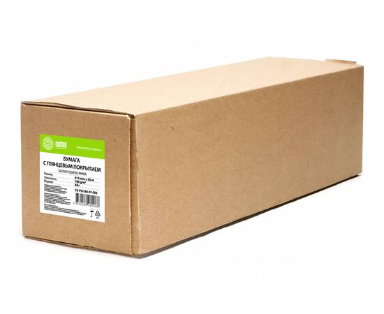  Бумага Cactus CS-PG180-91430 36"(A0)/глянцевое/для струйной печати/белый 