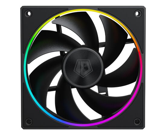 Вентилятор ID-COOLING AF-127-ARGB-K Trio (3 in 1) 120x120x27мм (PWM, резиновые углы, черный, 500-2000об/мин) BOX 