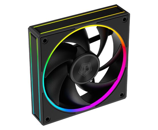  Вентилятор ID-COOLING AF-127-ARGB-K Trio (3 in 1) 120x120x27мм (PWM, резиновые углы, черный, 500-2000об/мин) BOX 
