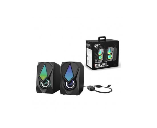  Игровая акустика c  RGB подсветкой HAVIT GAMENOTE HV-SK563 Gaming 2.0 USB 6 Вт. 