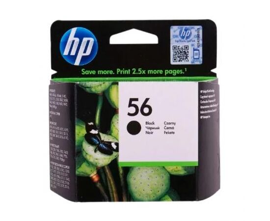  Картридж струйный HP 56 C6656AE черный (520стр.) для HP PCS 2100/DJ 5550/450/PS 7150/7350/7550 