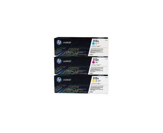 Картридж лазерный HP 312A CF440AM голубой/желтый/пурпурный x3упак. (2400стр.) для HP CLJ Pro M476 