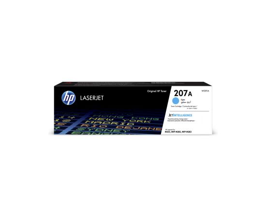  Картридж лазерный HP 207A W2211A голубой (1250стр.) для HP M255/MFP M282/M283 