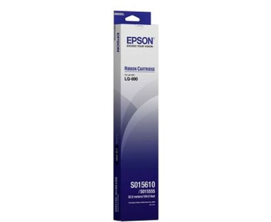  Картридж ленточный Epson S015610 C13S015610BA черный для Epson LQ-690 