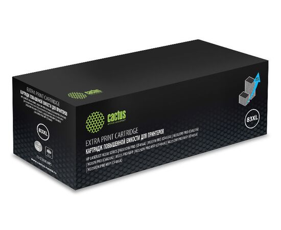  Картридж лазерный Cactus CS-CF283XL-MPS черный (3000стр.) для HP LJ Pro M225dn/M201/M202 