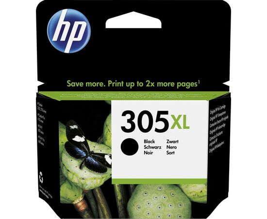  Картридж струйный HP 305XL 3YM62AE черный (240стр.) (4мл) для HP DeskJet 2320/2710/2720 