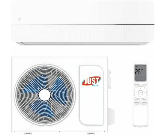  Кондиционер Just AIRCON JAС-09HPSA/CGS/JACO-09HPSA/CGS Silvery 