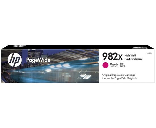  Картридж HP 982X T0B28A пурпурный PageWide Enterprise Color 765/780/785 T0B28A 16000 стр. 